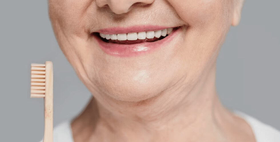 Image illustrating dental implant care