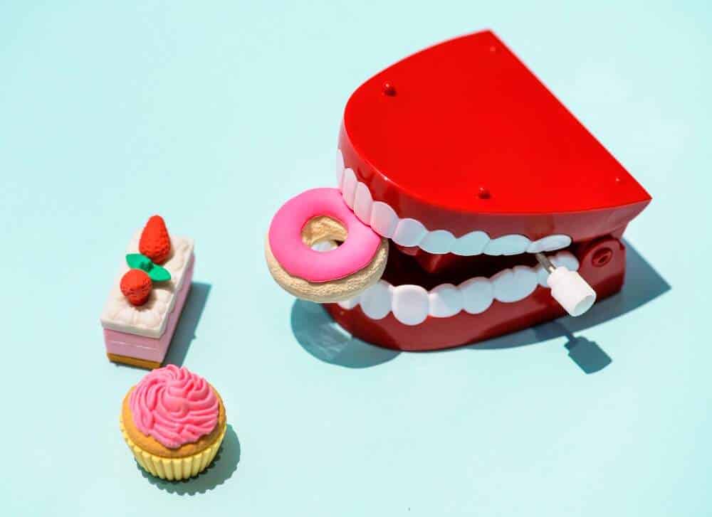The impact of sugar on dental health.
